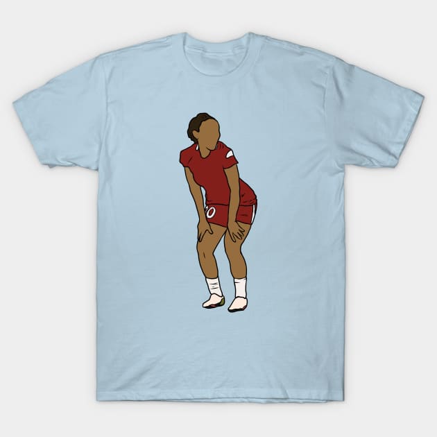 Lo'eau LaBonta Fake Injury Celebration T-Shirt by rattraptees